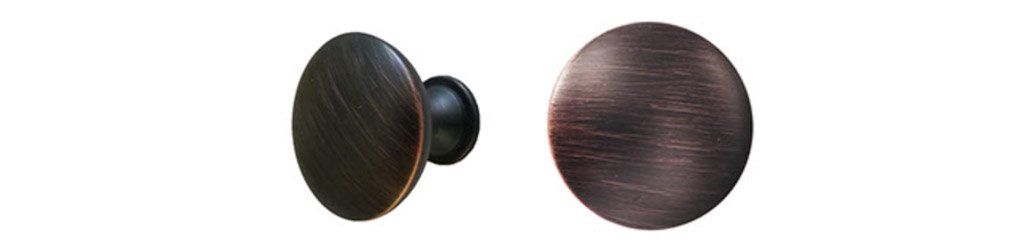 Chantarelle Round Knob, Oil Rubbed Bronze, 1-1/4
