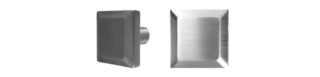 A black and silver object on a white background.