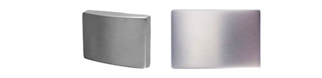 Soft Square Knob, Matte Nickel, 1-1/2
