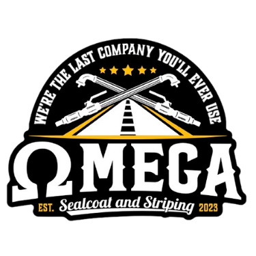 Omega Sealcoat and Striping Logo - Best Asphalt Maintenance Company in Arkansas
