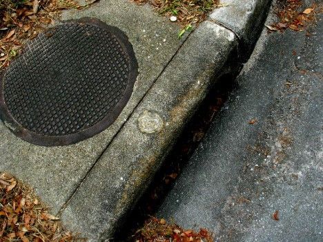 Manhole on a Sidewalk — North Bergen, NJ — Able S-O-S Sewer Service