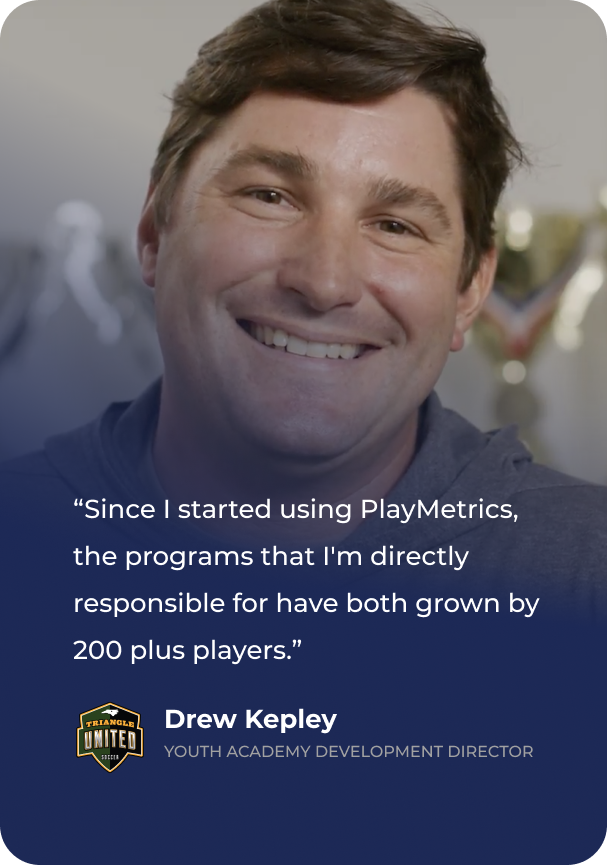 Drew Kepley PlayMetrics Testimonial