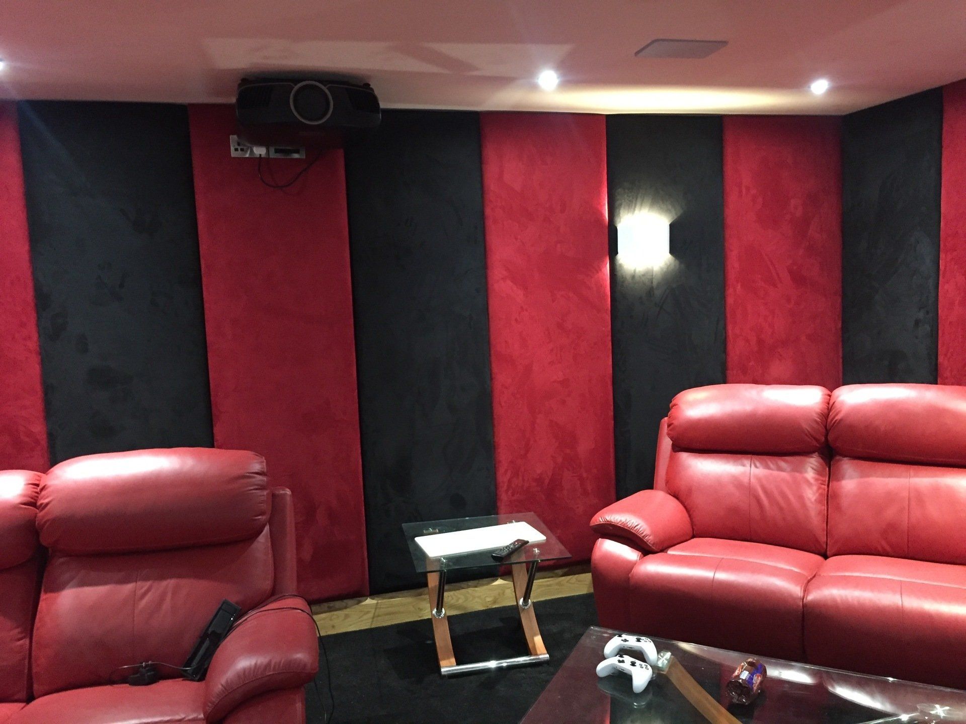 Upholstered wall tiles The Leicester Headboard Co