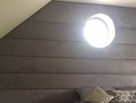 Stylish headboards and soft furnishings