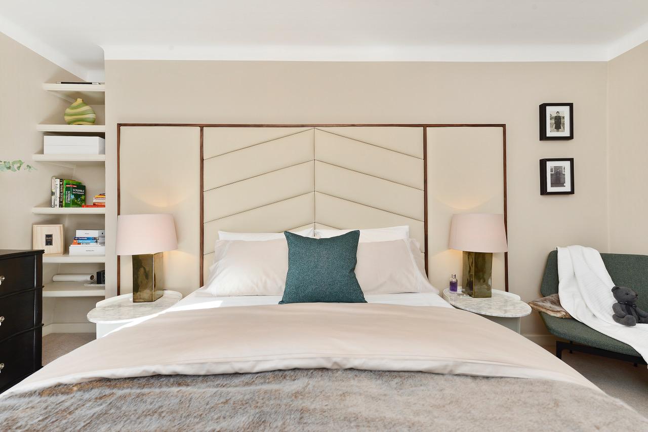 Stylish headboards and soft furnishings