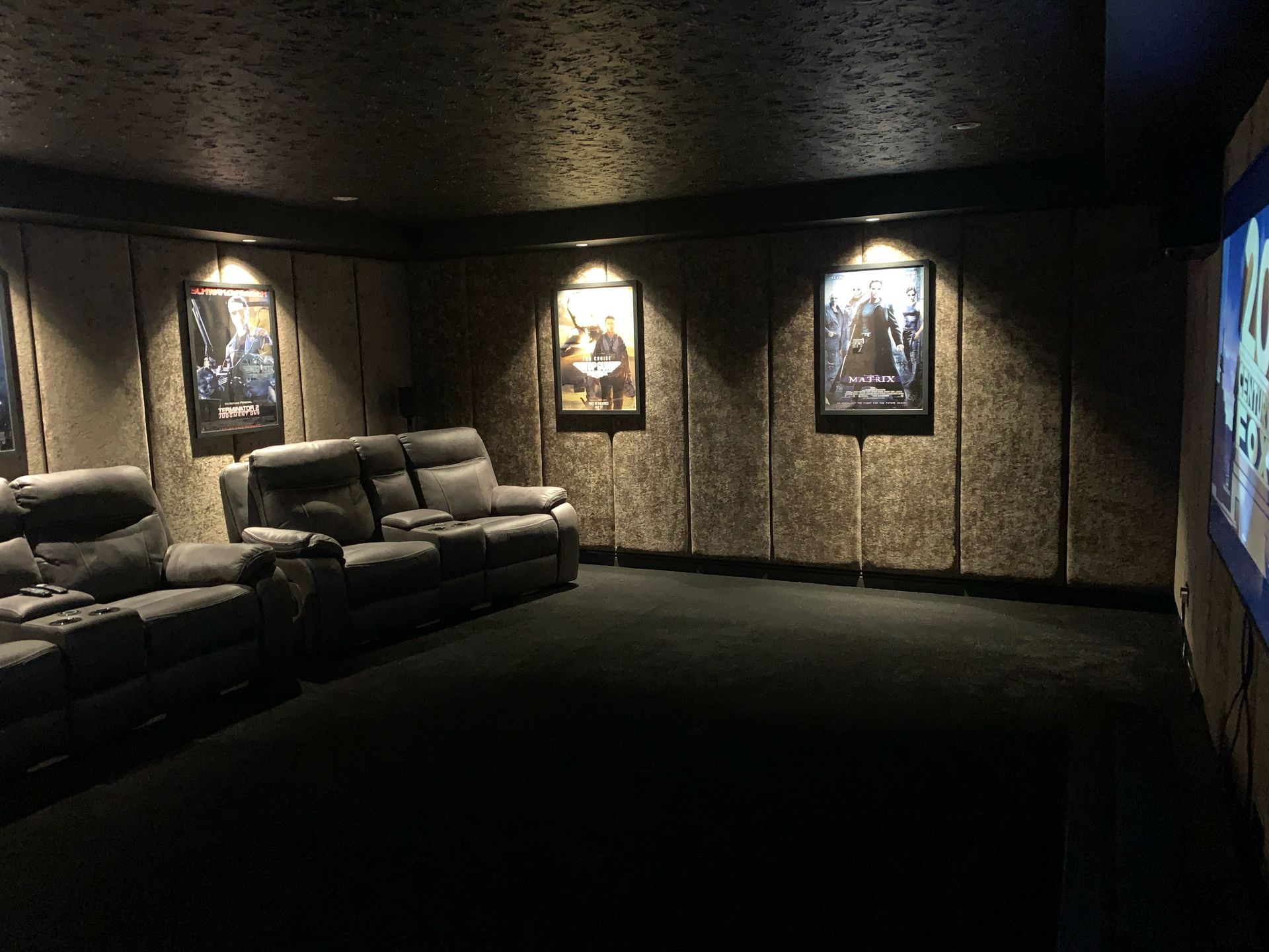 Leather wall tiles The Leicester Headboard Co