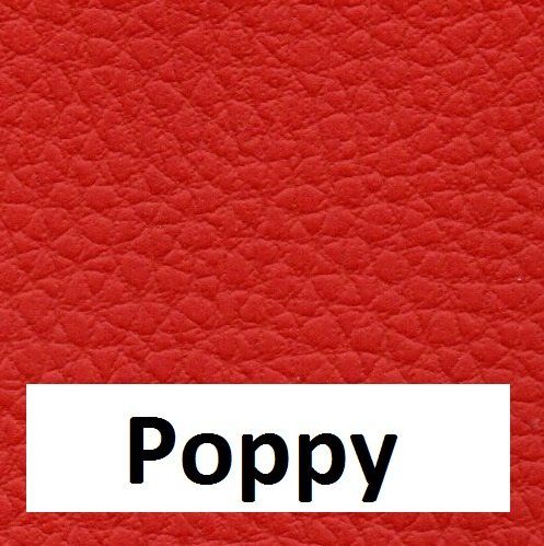 Faux Leather poppy