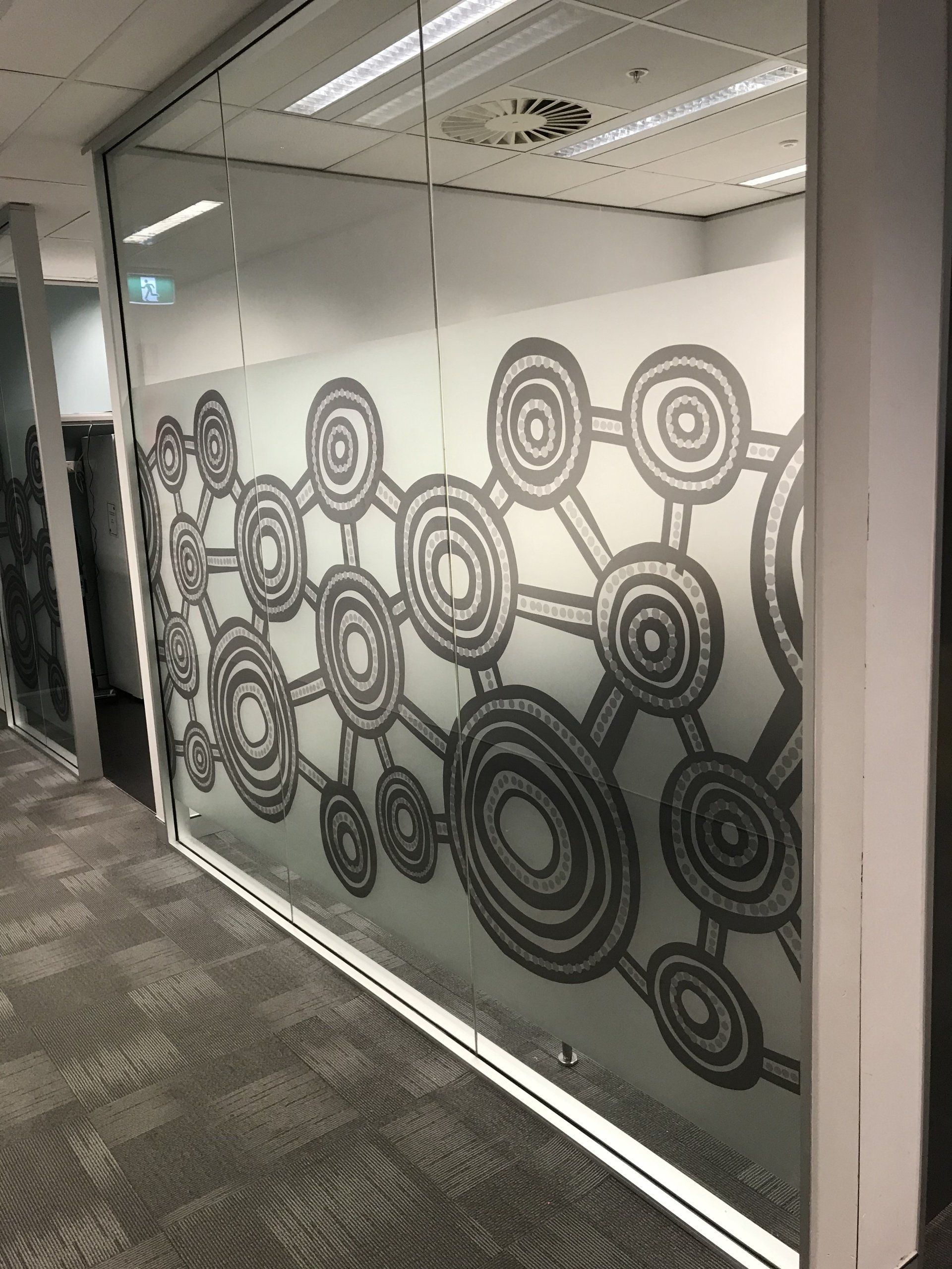 Glass Frosting in Commercial Building — Solarmaster in Gold Coast, QLD