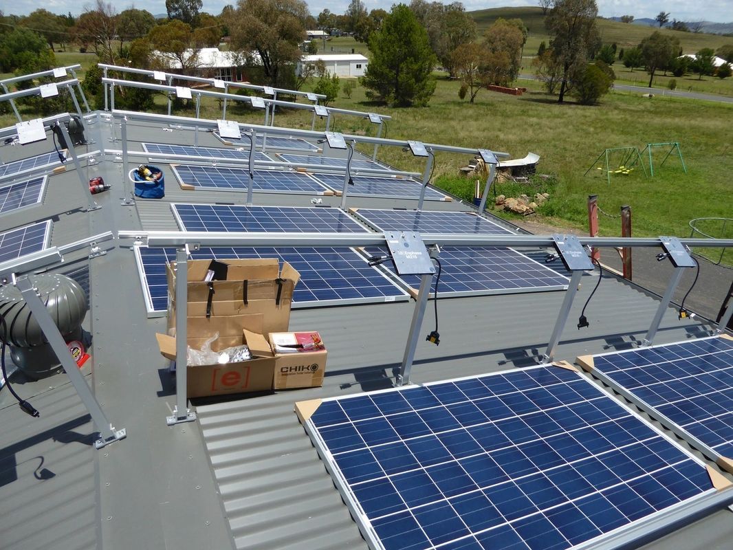 Installing Solar Panels — Electricians in Dubbo, NSW