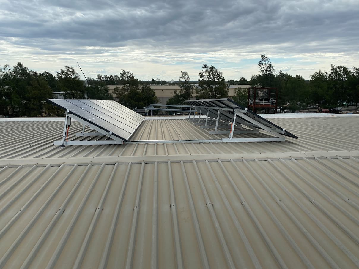 Solar Panels On The Roof — Electricians in Dubbo, NSW