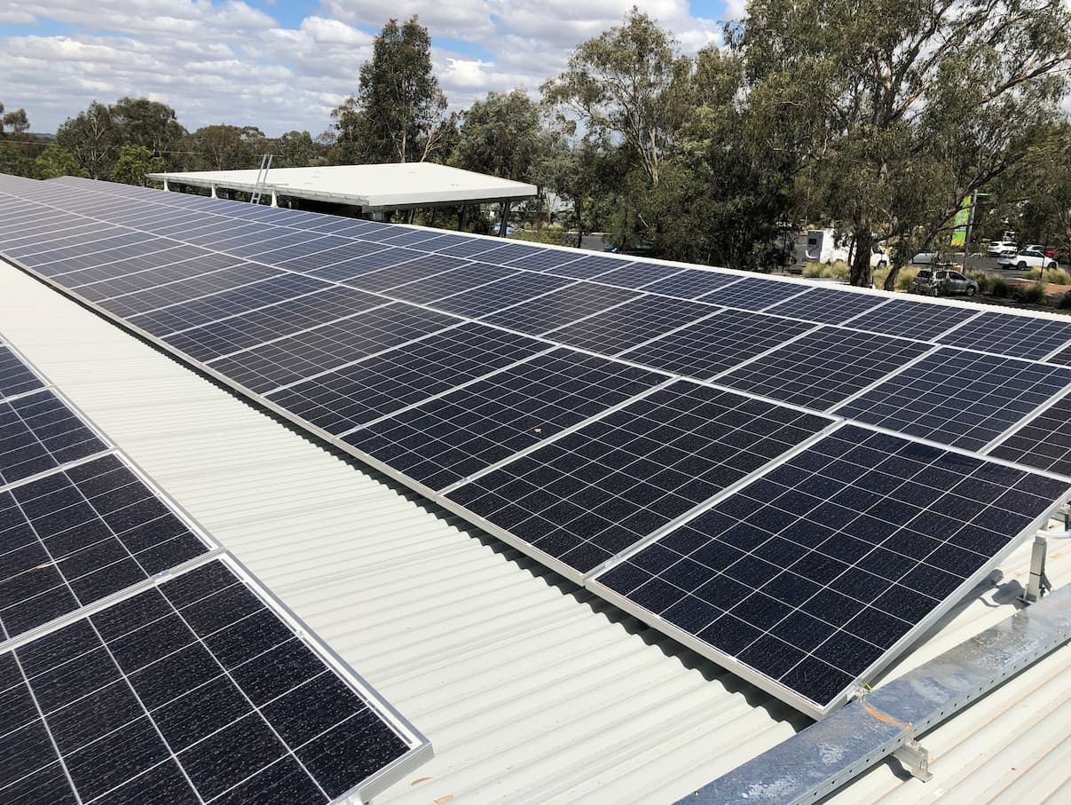 Solar Panels on roof — Electricians in Dubbo, NSW