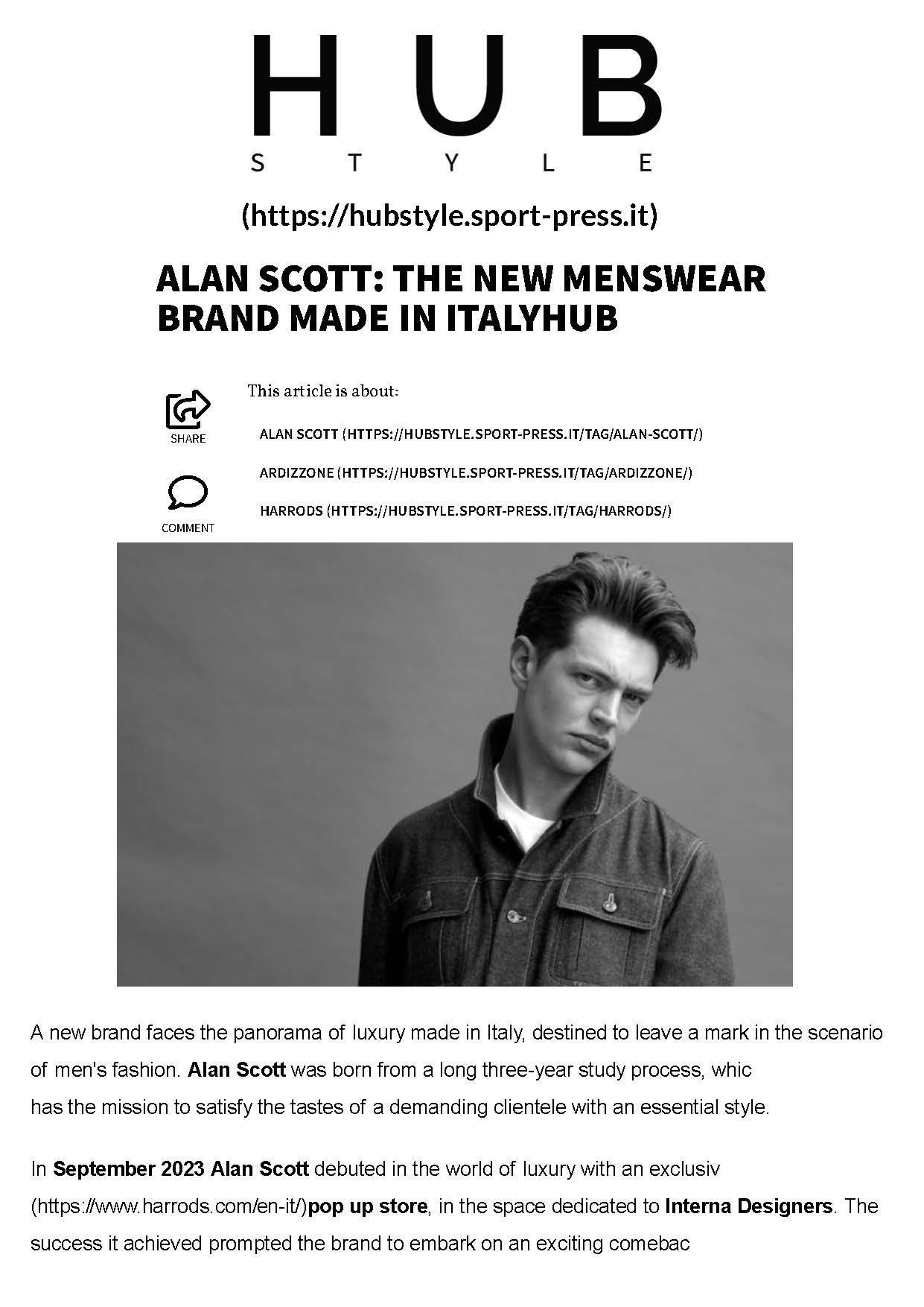 INTERNATIONAL PRESS FOR ALAN SCOTT