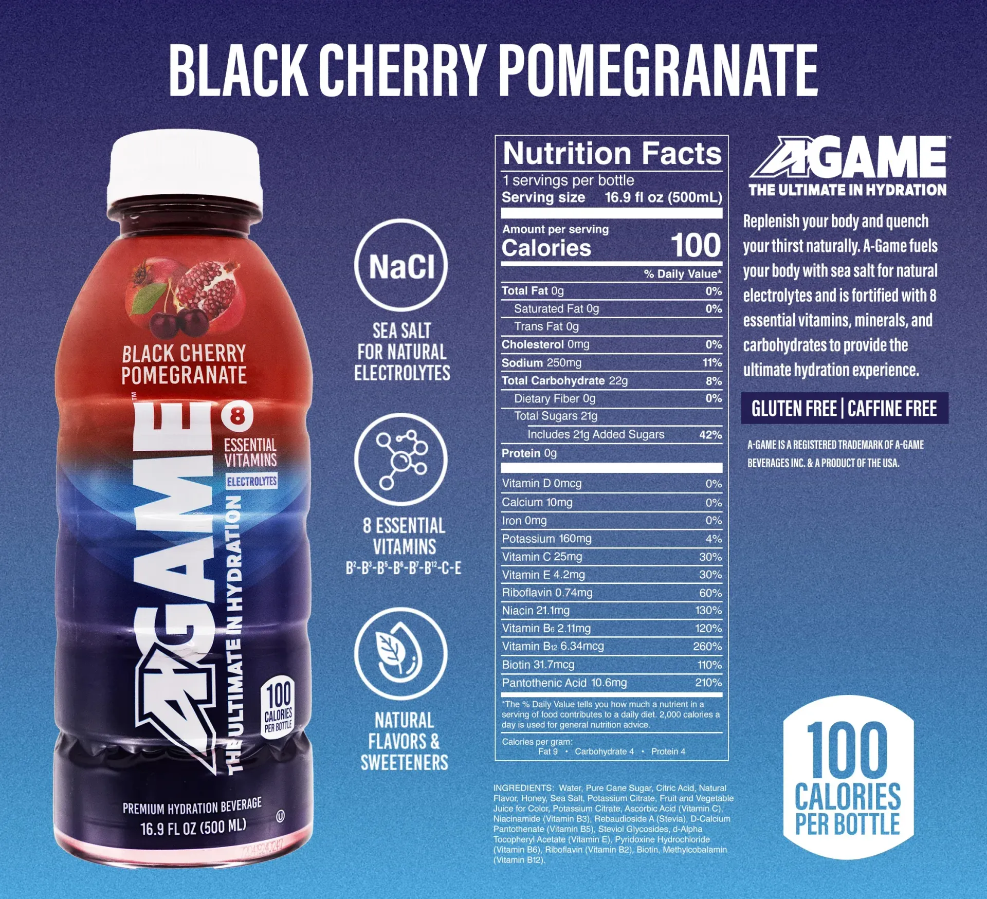A-Game Black Cherry Pomegranate