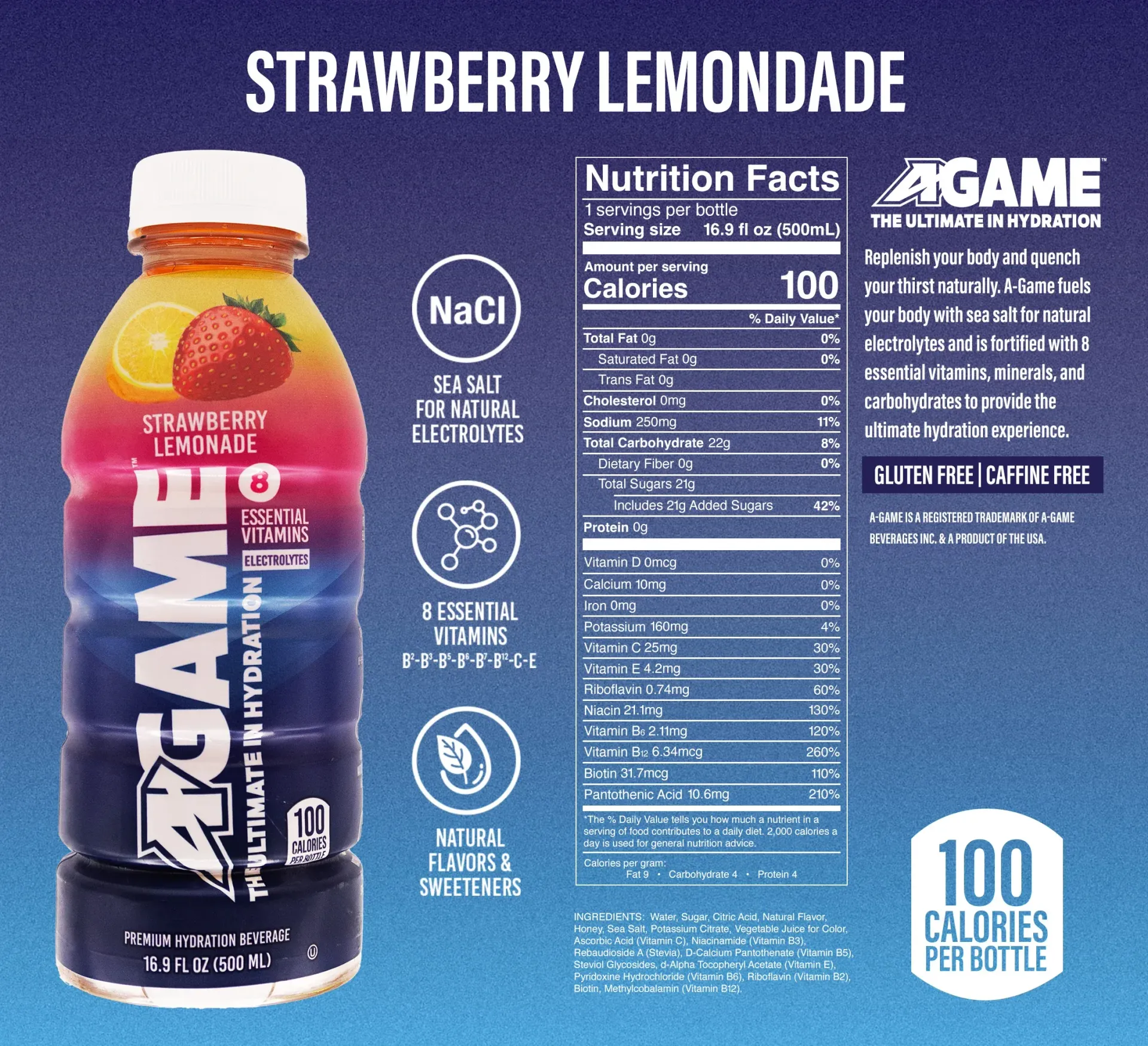 A-Game Strawberry Lemonade