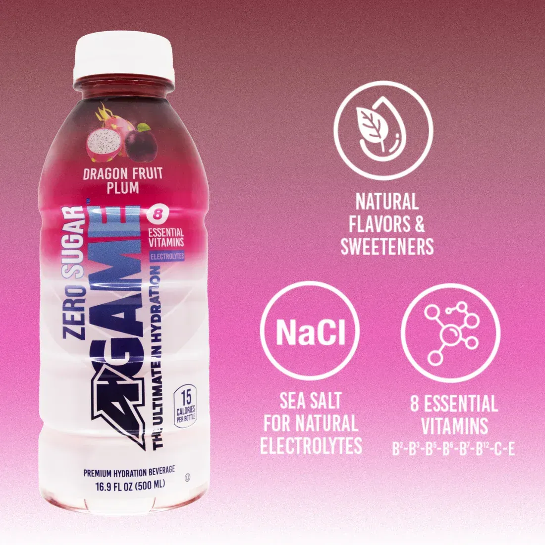 A-Game Dragon Fruit Plum Zero Sugar