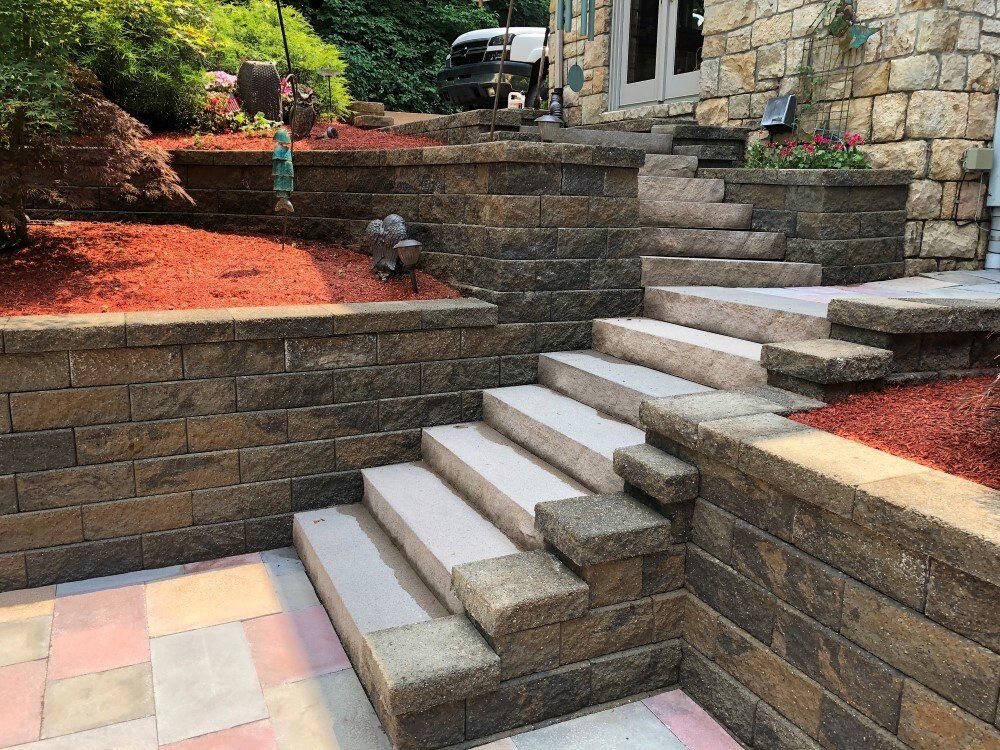Stairs After Cleaning — Homer City, PA — Awesome Exteriors Pressure Washing LLC