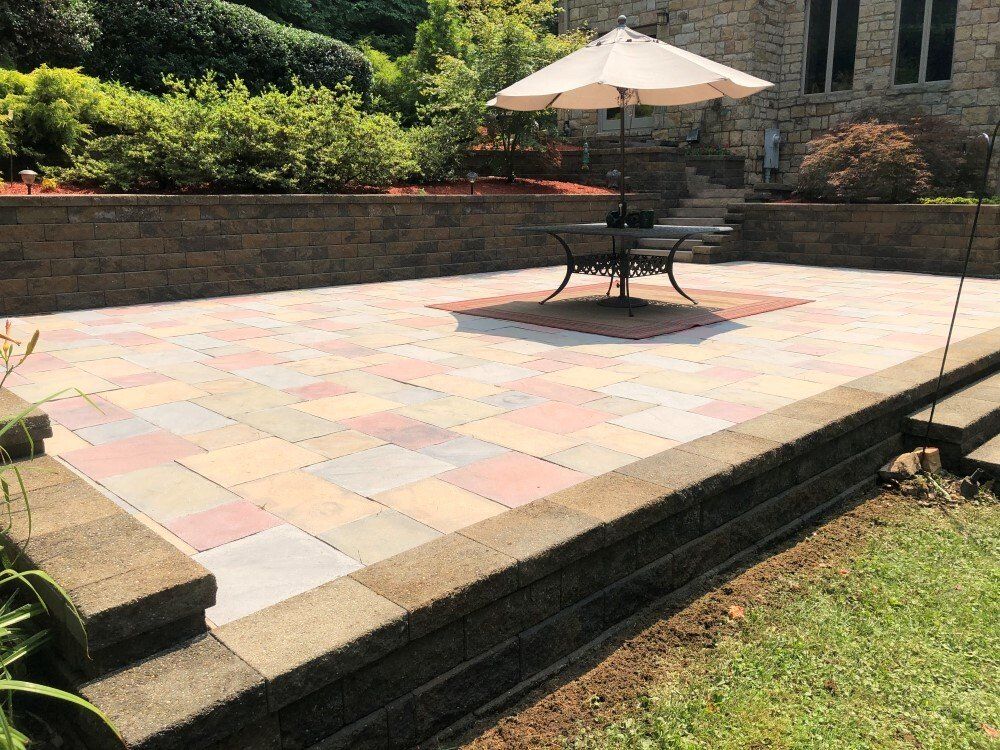 Wide View After Patio Cleaning — Homer City, PA — Awesome Exteriors Pressure Washing LLC