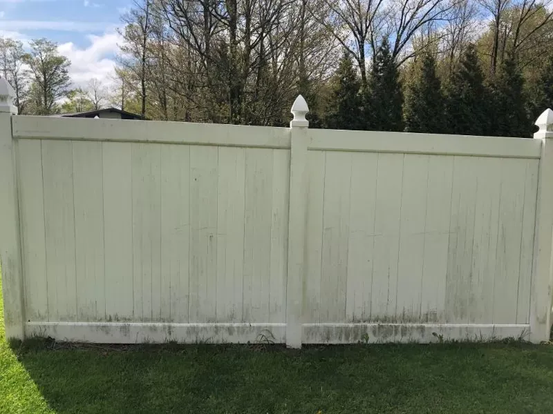 Dirty Fence — Homer City, PA — Awesome Exteriors Pressure Washing LLC