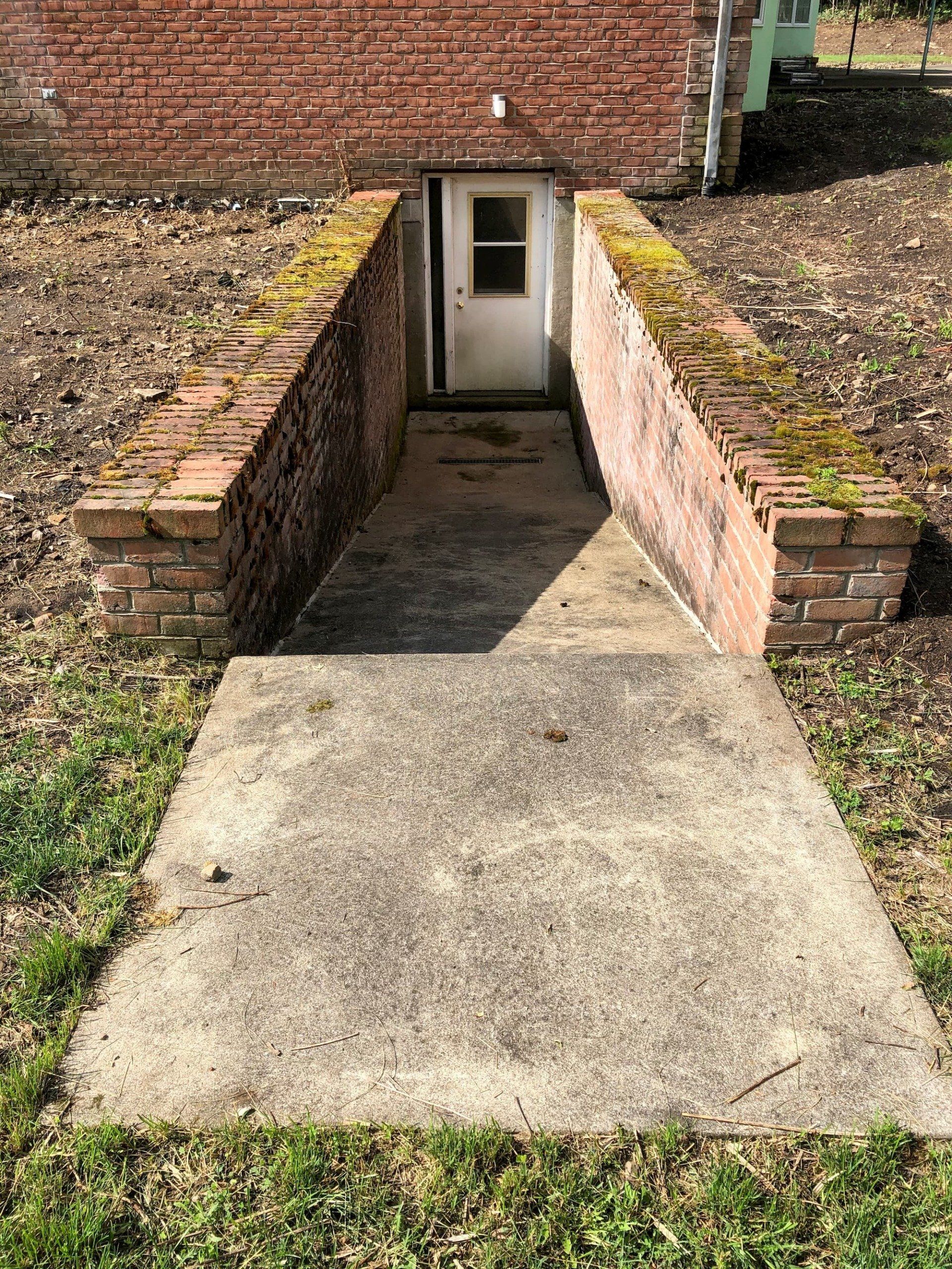 Before Washing Near The Doorway — Homer City, PA — Awesome Exteriors Pressure Washing LLC