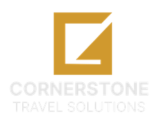 Gold square with a white diagonal line and the word