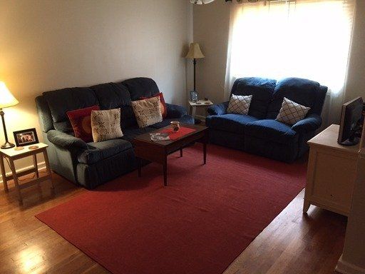 Staged Apartment Living Room