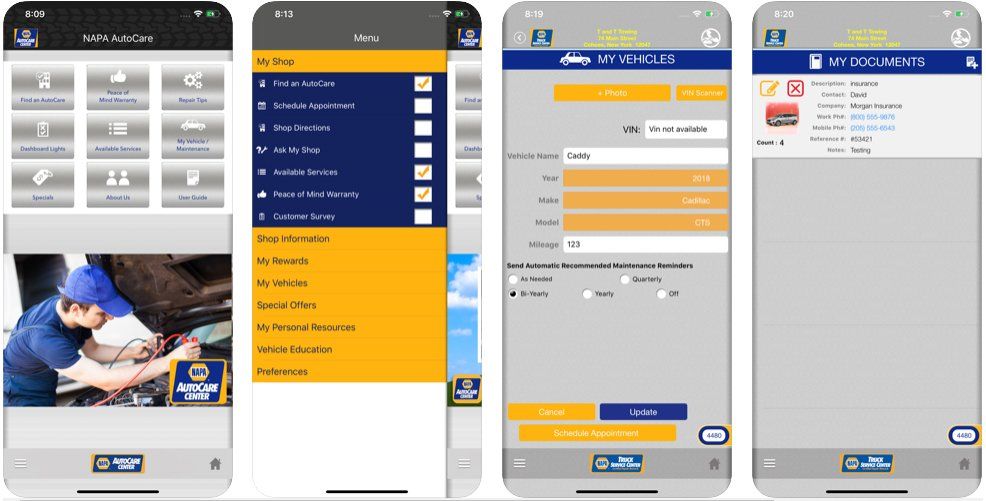 NAPA AutoCare App