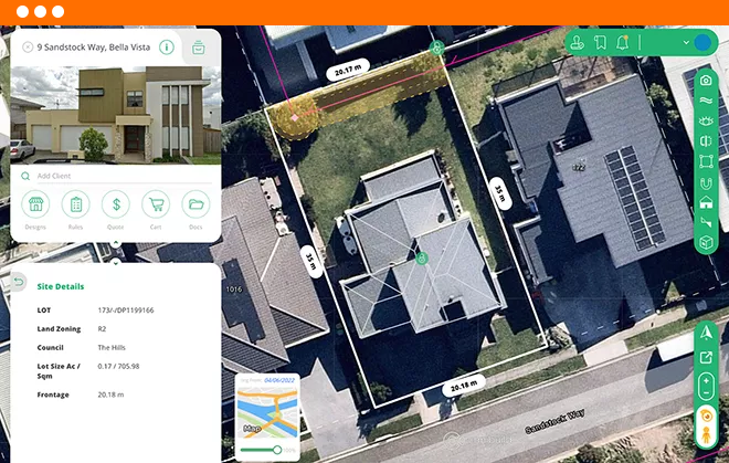 Floor Plan Selection - Floor plan aerial views.