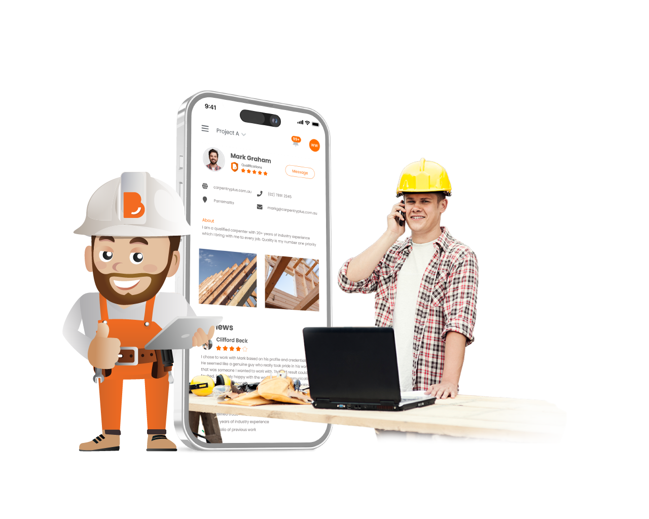 Job & Trade Management - Real life Build Buddy image.