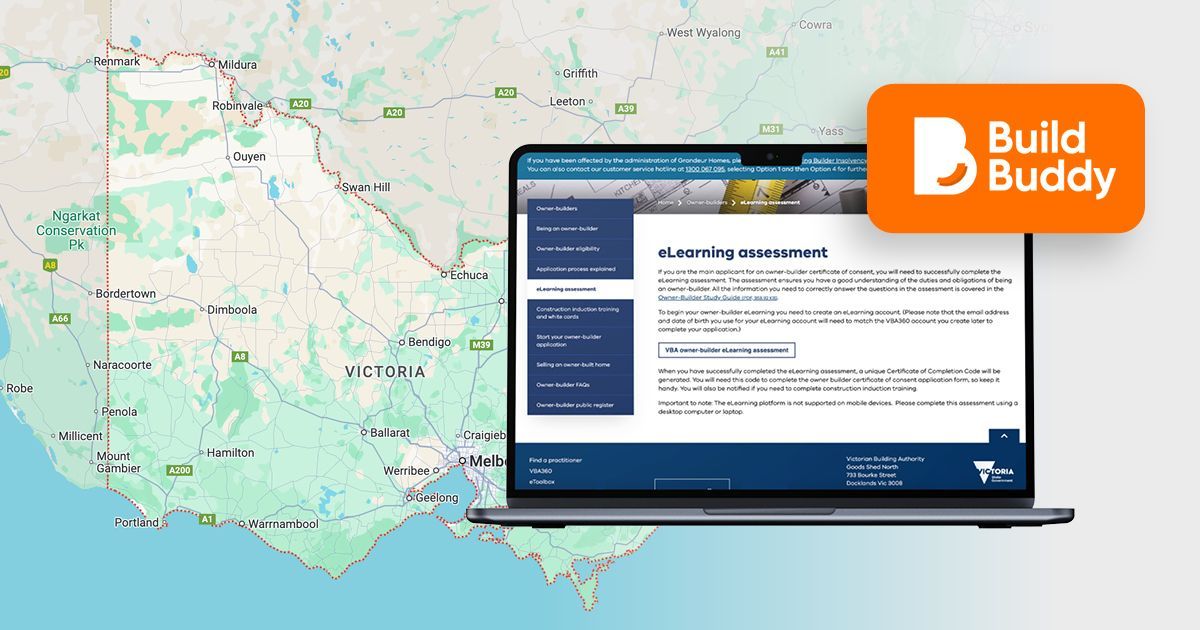 Completing the eLearning Assessment for Owner-Builder Eligibility through the Victorian Building Authority (VBA)