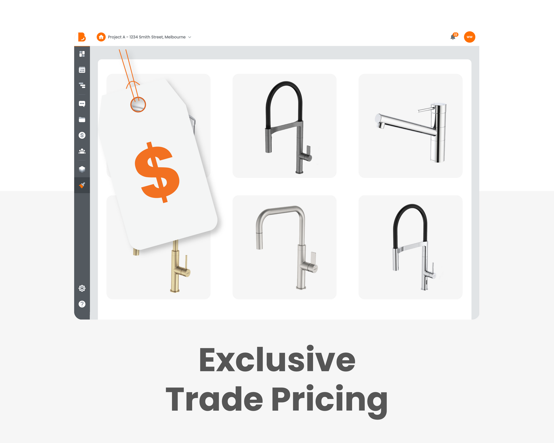 Build Buddy application - Exclusive Product price.