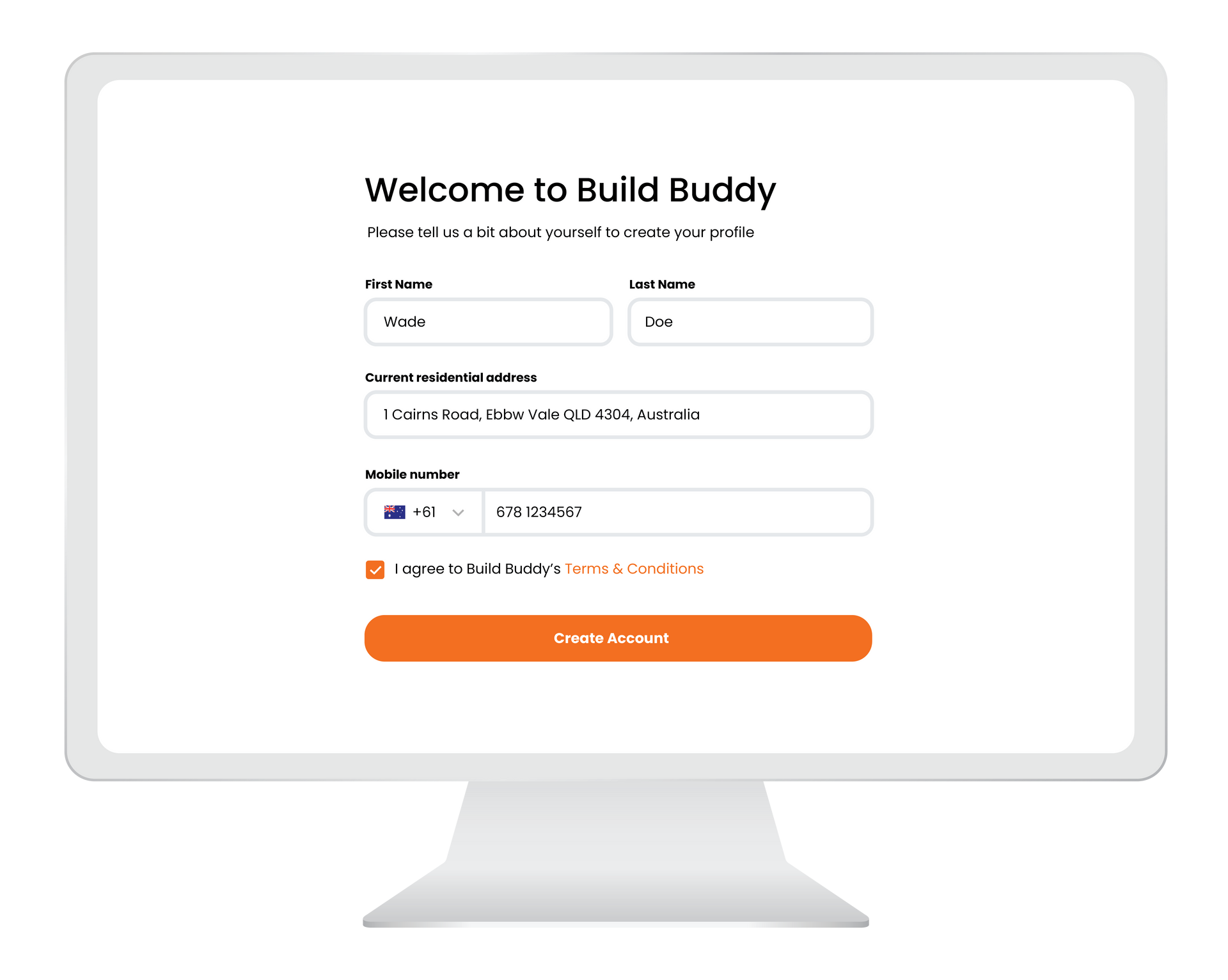 Getting Started with Build Buddy - Sign in page.