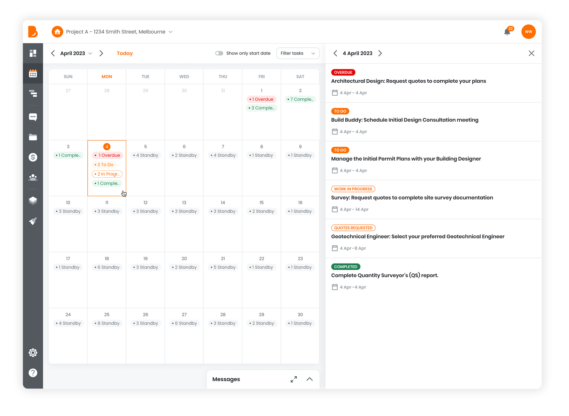 Help Centre Tasks - Understanding your calendar.