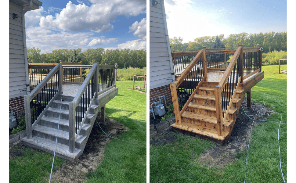 Deck Stairs Cleaning Service