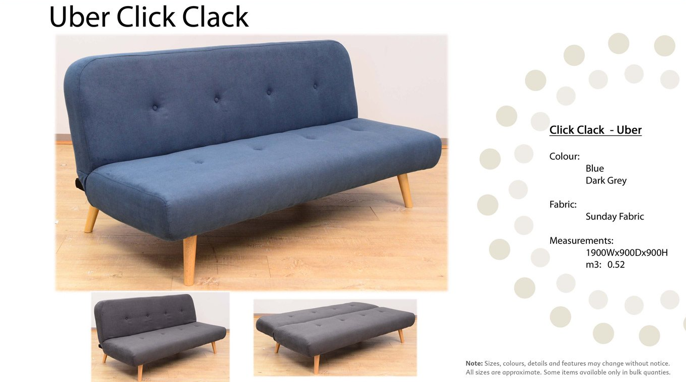 Uber Click Clack Blue — Furnishers in Alice Springs, NT