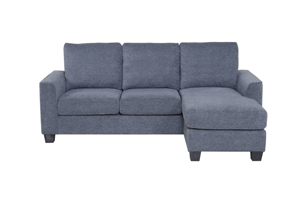 Trinity Chaise Sofa Grey — Furnishers in Alice Springs, NT