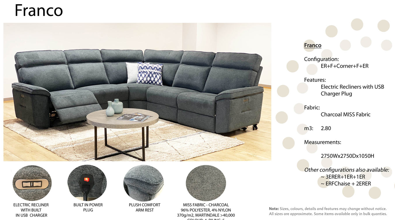 Franls1 Franco Corner Lounge — Furnishers in Alice Springs, NT