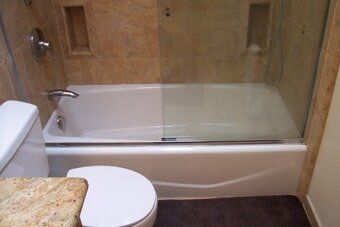 Plumbing Services — Bathtub After — Novato, CA