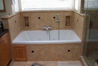 Plumbing Services — Tub After — Novato, CA