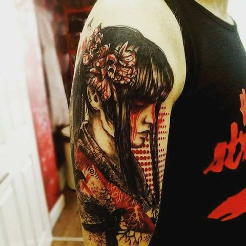 dragon tattoo on the arm