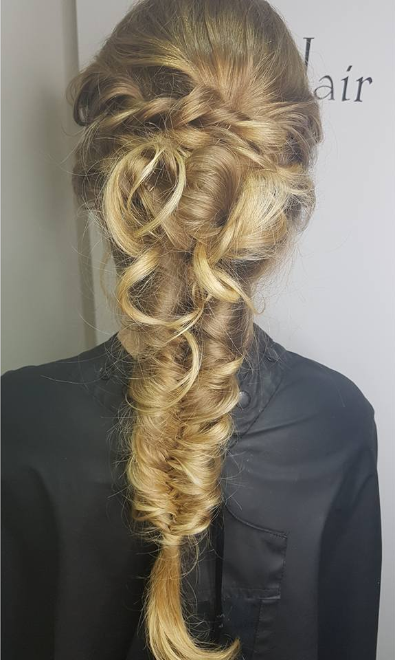 long plaited hair