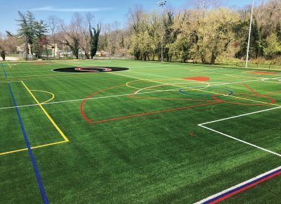 Coppermine Soccer Club's Norris Field View of Outdoor Turf  Field.