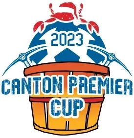 A logo for the 2023 canton premier cup