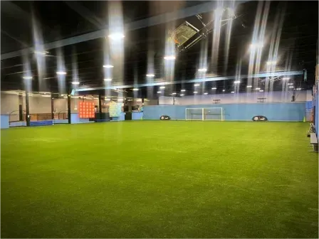 Coppermine Soccer Club's Sports Center Indoor Turf Field.