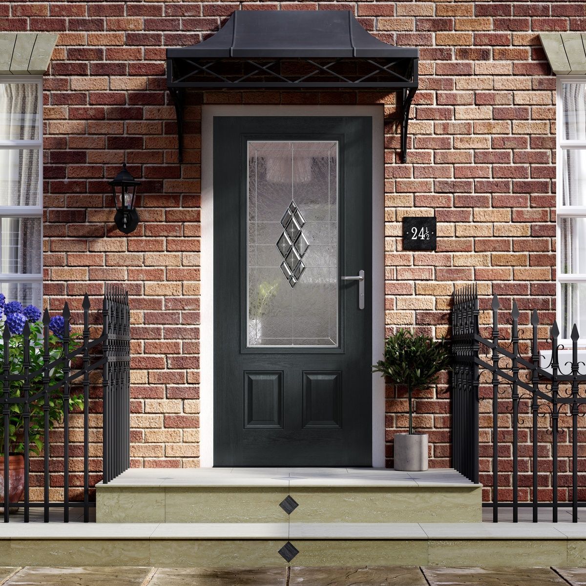 Black Composite Door