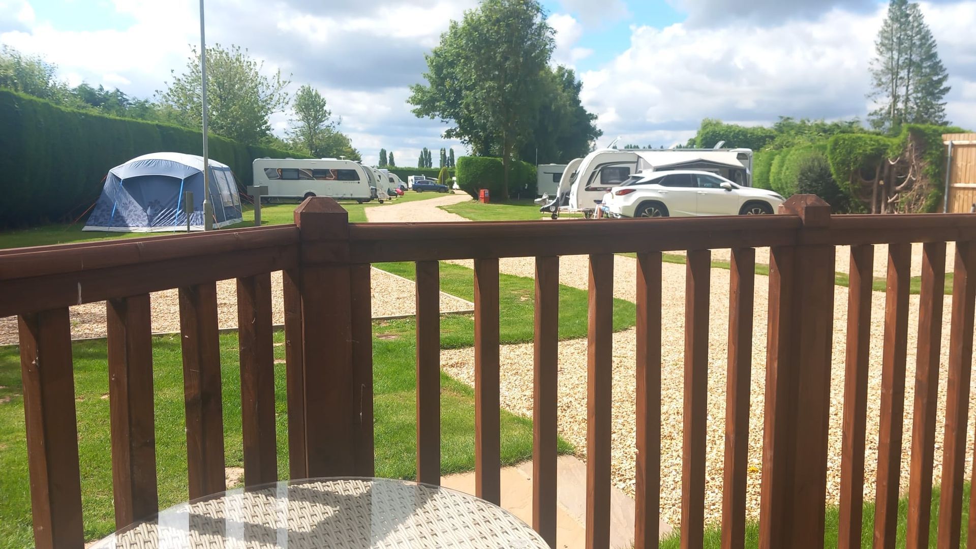 Your own balcony with somewhere to sit