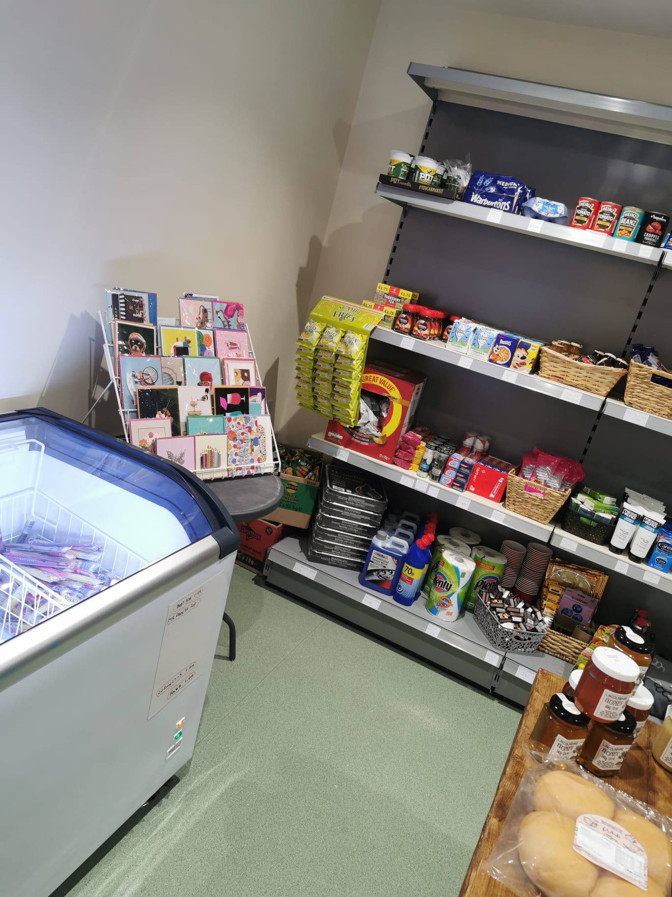 The shop at Award Winning Adult Caravan Site Delph Bank Touring Park in Holbeach, Lincolnshire