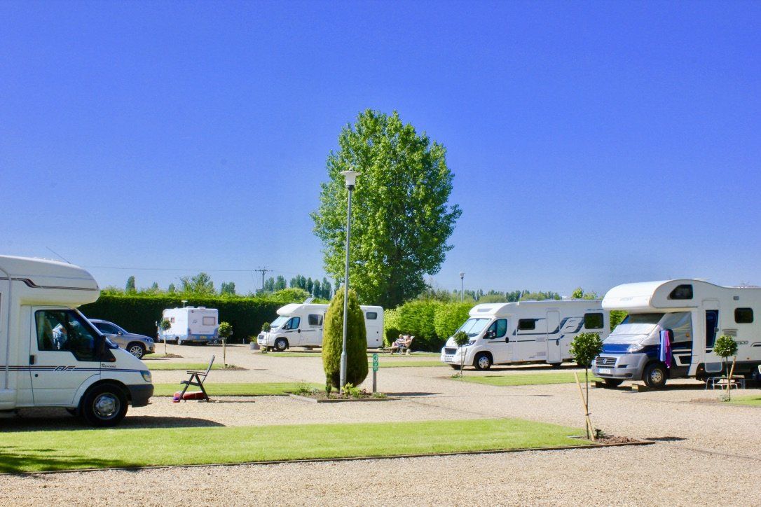 Beautiful grounds at Award Winning Adult Caravan Site Delph Bank Touring Park in Holbeach, Lincolnshire