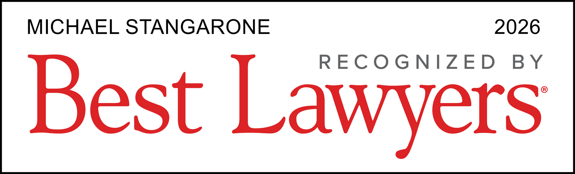 Best Lawyers -  Michael Strangarone - 2026