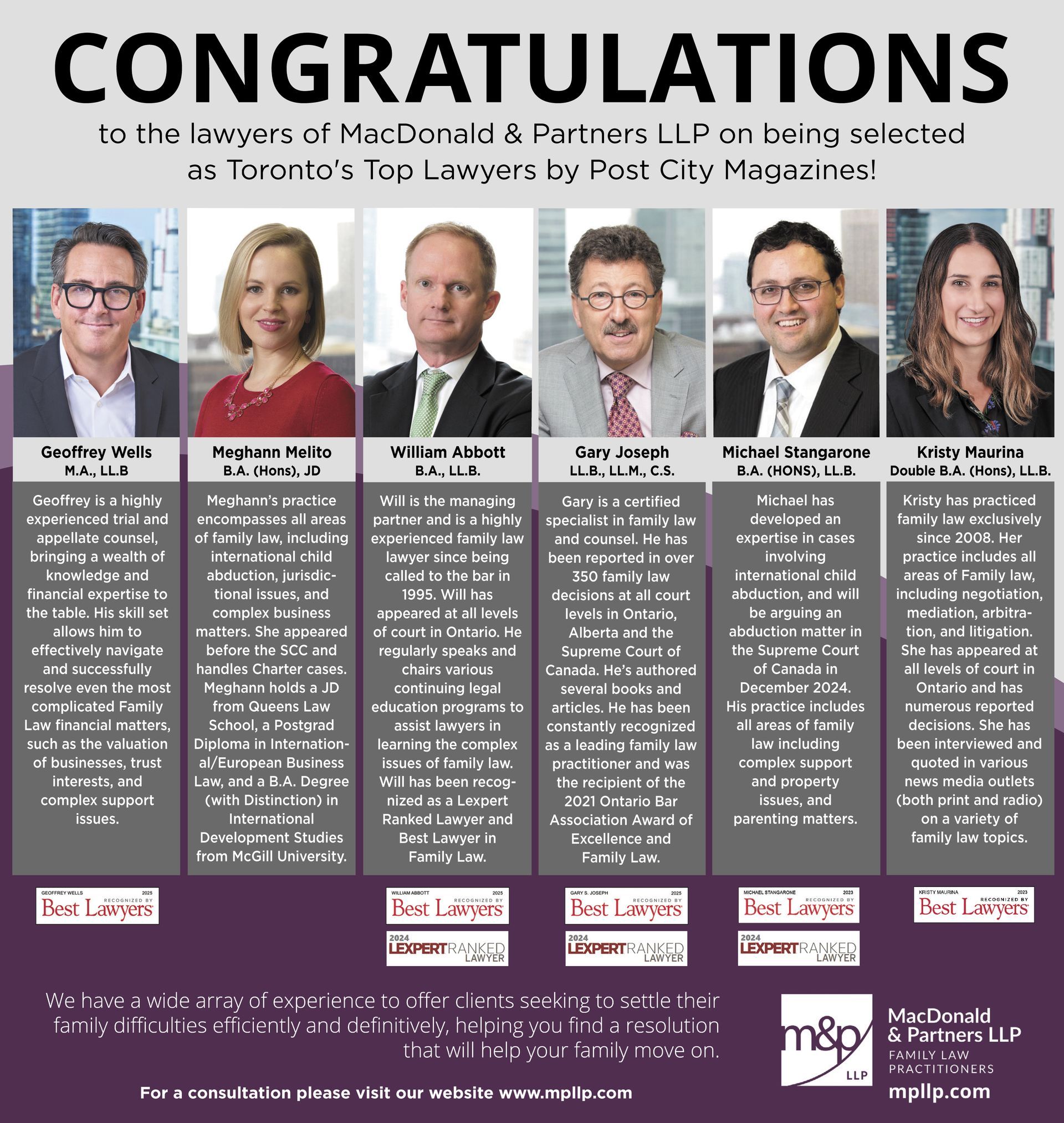 Congratulations to our lawyers! Congratulations to our lawyers!