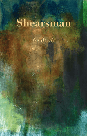 Cover of Shearsman magazine issue 69 and 70
